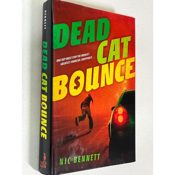 Dead Cat Bounce Hardcover YA Teen Spy Thriller Novel by Nic Bennett - Picture 4 of 7